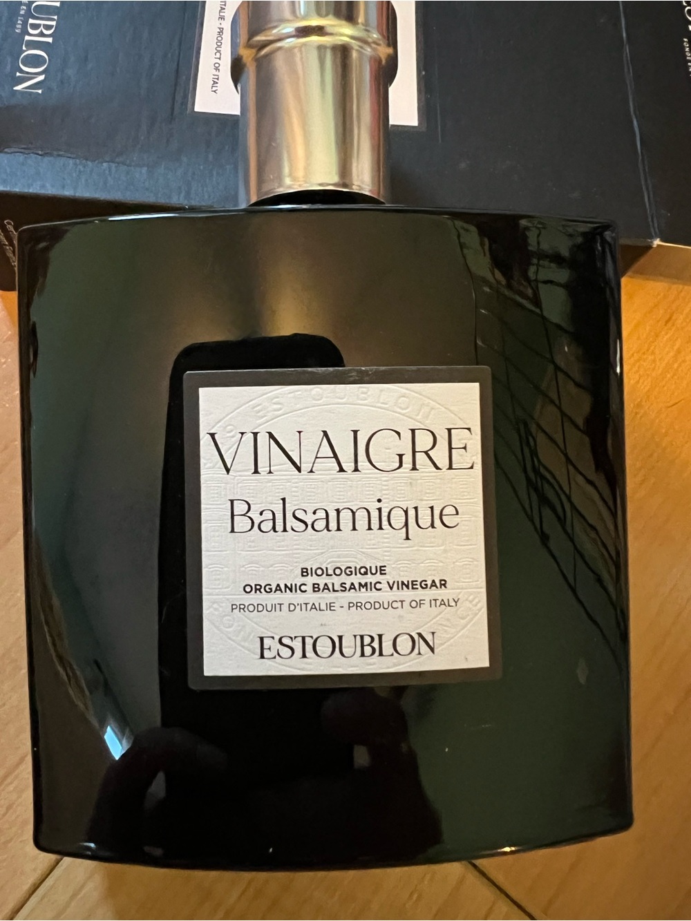 Vinaigre Balsamique by Estoublon - Black Bottle